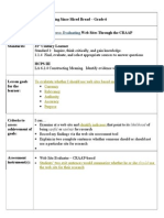 Lesson 3 - Evaluating Web Sites Edited