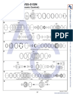 Volvo V70 2001 FWD Transmission Aisin Warner AW55 50SN Parts