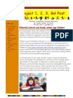 Project 1, 2, 3, Go! Post: Effortful Control and Grade-School Age Children