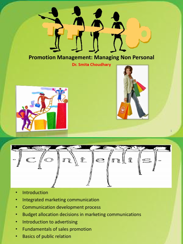 Non-Personal Promotion Management Guide | PDF | Marketing ...