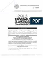 Convocatoria Proyectos 2013