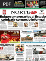 Periódico Norte de Ciudad Juarez 6 de Diciembre de 2013
