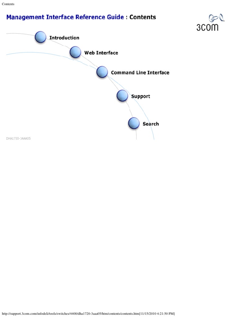3COM 4400 Management Interface Reference Guide | PDF | Command Line ...