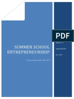Summer School Entrepreneurship