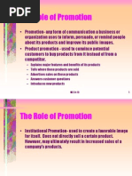 MP - 12 The Role of Promotion