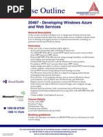 487 Developing Windows Azure And Web Services Windows Communication Foundation Application Programming Interface