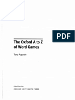 [Tony Augarde] the Oxford a to Z of Word Games(Bookos.org)