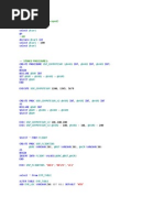 Procedures - Variables