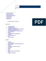 Grammar Table of Contents Guide