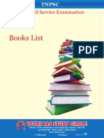 Books List TNPSC