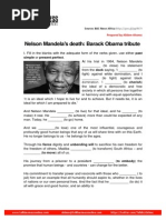 Nelson Mandela’s death