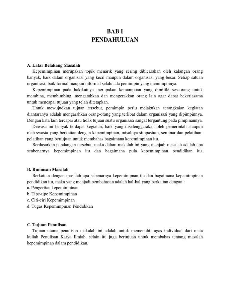 Makalah Gaya Kepemimpinan Msdm