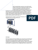 Gasketed Plate Evaporator The Gasketed-Plate Evaporator Is Also Called The Plate