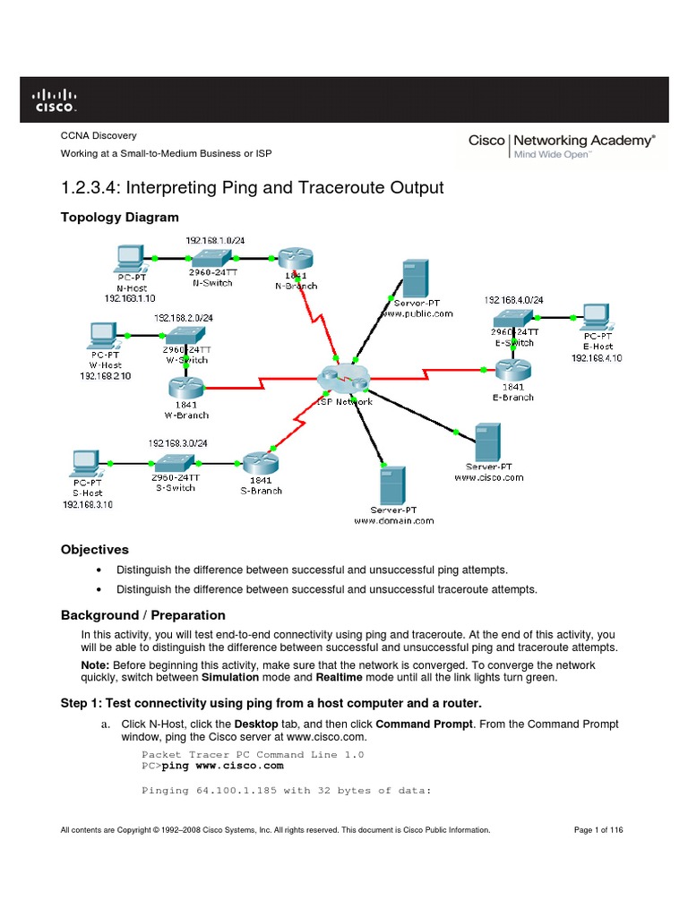Esempi en PT | PDF | Router (Computing) |