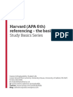 Harvard (APA 6th) Referencing - The Basics - BINDER