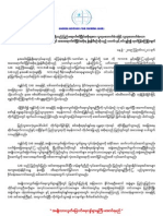 Global Action For Burma (GAB) Issues The Press Statement Regarding The Junta's Newspaper Article Attacking Global Action For Burma (GAB)
