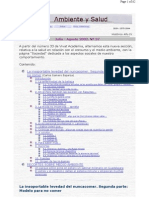 Vivat Academia - Julio - Agosto 2002. #37 - Ambiente y Salud - La Insoportable Levedad Del Nuncacomer. Segunda Parte Modelo para No Comer (Carlos Gamero Esparza)