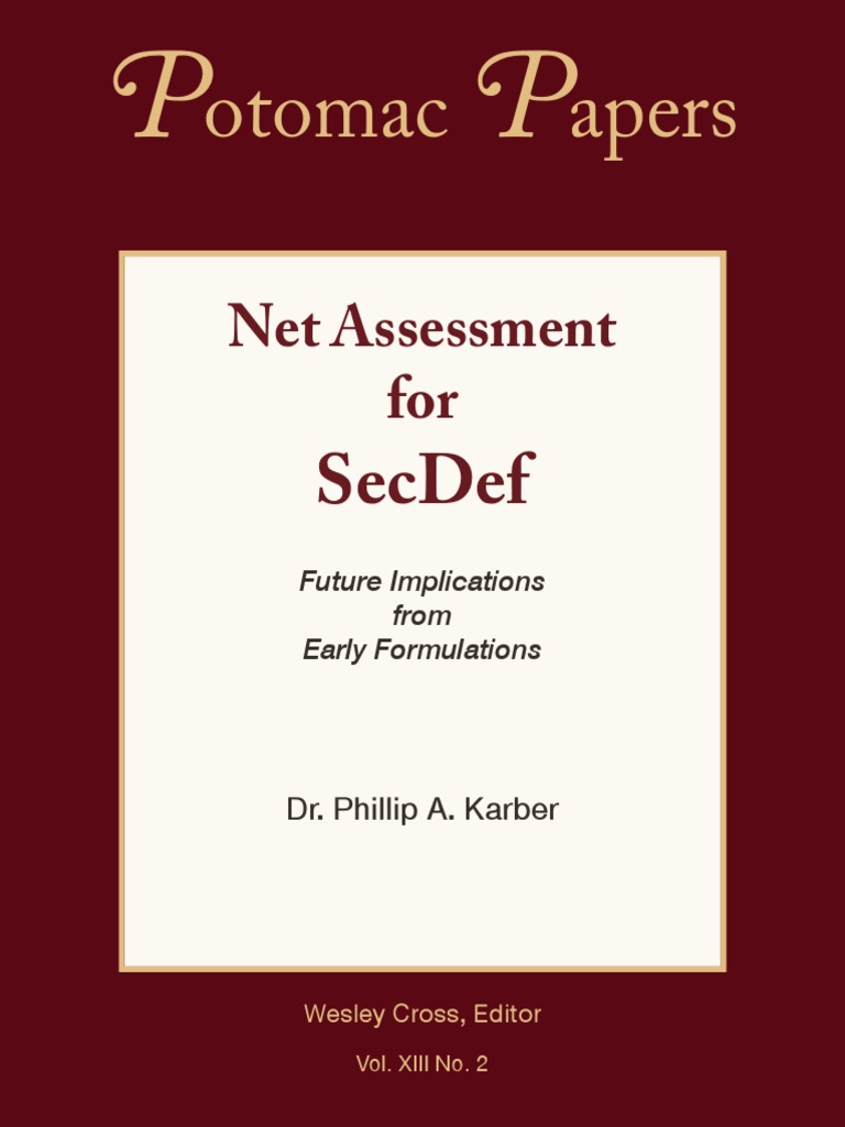 Net Assessment Methodology Overview | PDF | Carl Von Clausewitz ...