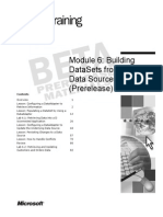 Module 6: Building Datasets From Existing Data Sources (Prerelease)