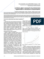 Optymalizacja Doboru Okien Czasowych Do Przetwarzania Sygnału EEG W Interfejsach Mózg-Komputer PDF