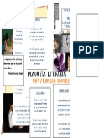 Plaqueta Literaria: UNFV Lengua Literatura 2014