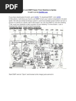 Scratch and GIMP Project: Cartoon Sketches To Animation Sprites