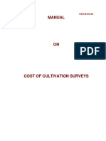 Manual Cost Cultivation Surveys 23july08