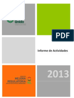 Informe de Actividades 2013