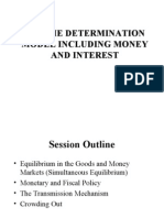 Goods and Money Market Interactions