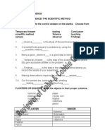 Grade2 1st Q Science-Answer Key