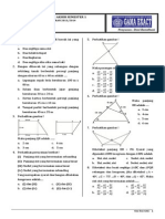 Latihan Soal Uas MATEMATIKA KELAS 9 Terpadu 2013/2014