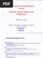 Download ADVANCES IN DENSE PLASMA FOR FUSION POWER AND SPACE PROPULSION with George Miley PhD  by Tedd St Rain SN18992621 doc pdf
