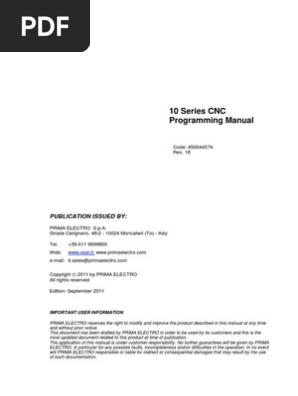 10 Series Cnc Osai Programming Manual Rev 18 4457k Bracket Numerical Control