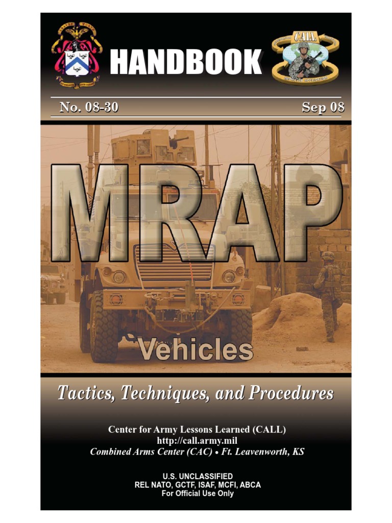 HANDBOOK - UsArmy Mrap | PDF | Mrap | Humvee