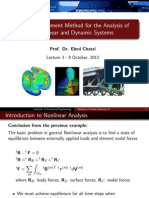 The Finite Element Method For The Analysis of Non-Linear and Dynamic Systems