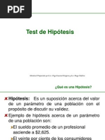 Test de Hipotesis