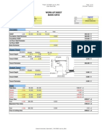 Work-Up Sheet Basic Data: Perimeters