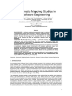 Systematic Mapping Studies in Software Engineering