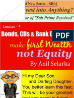 Bonds CD Bank Deposits Build First Wealth Part 4