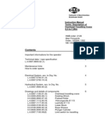 Instruction Manual Techn. Description of Overhead Travelling Crane 2,5 To-7,36m