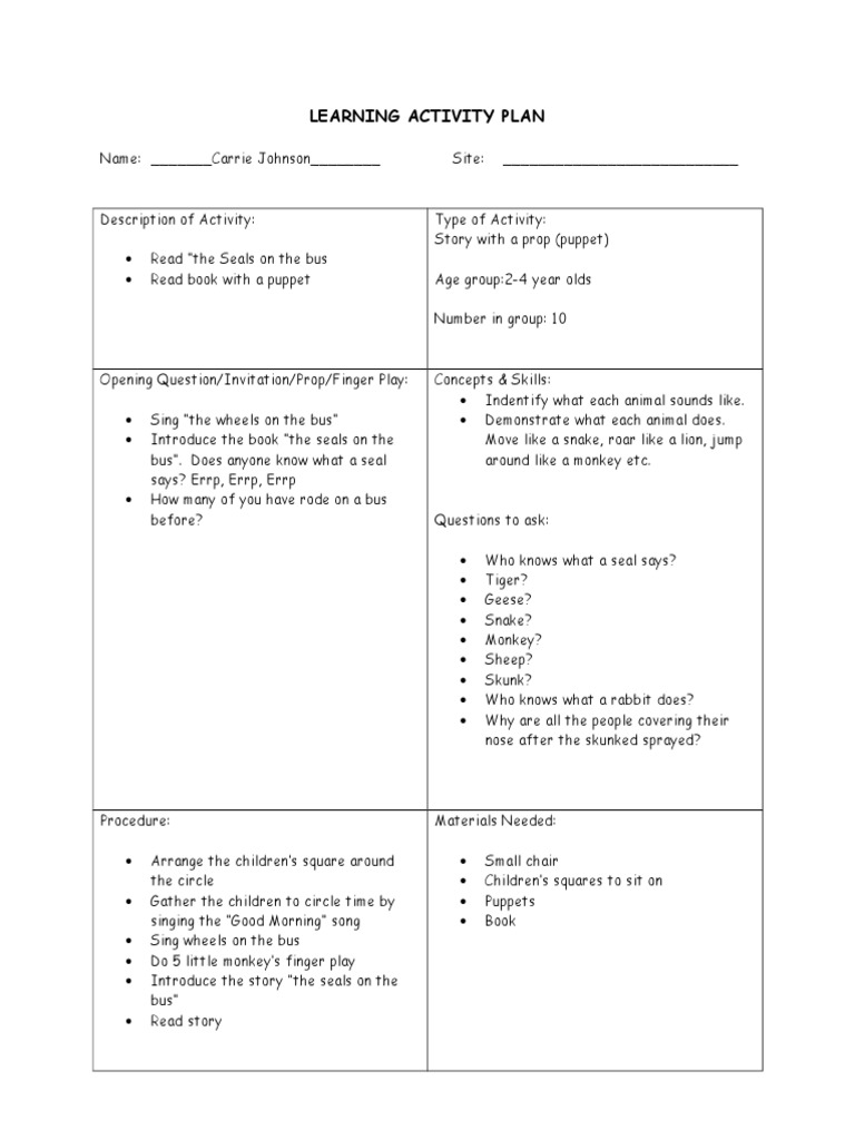 Toddler Storytime Adventure | PDF | Language Arts & Discipline