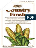 Country. Fresh.: Lunch & Dinner