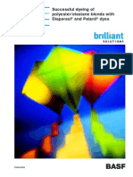 Successful Dyeing of Polyester-Elastane Blends With Dispersol and Palanil Dyes