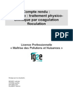 TP Coagulation Floculation