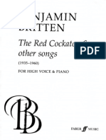 B. Britten - The Red Cockatoo & Other Songs