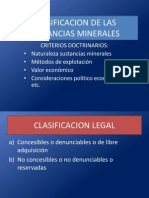 04 Clasificación Sustancias Minerales PDF