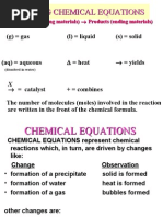 [CHEM] Chemical Reactions