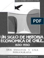 Un siglo de Historia Económica de Chile (Carmen Cariola Sutter)