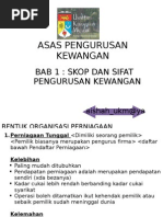 Asas Pengurusan Kewangan