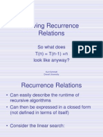 RecurrenceRelations Substitution